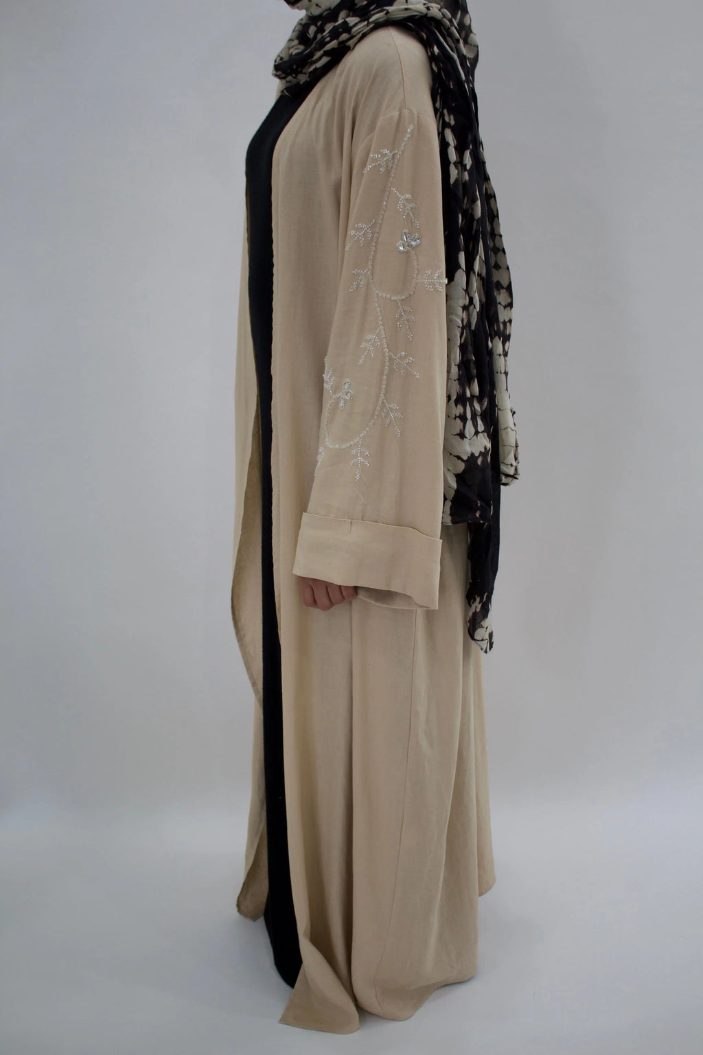 Beaded everday abaya