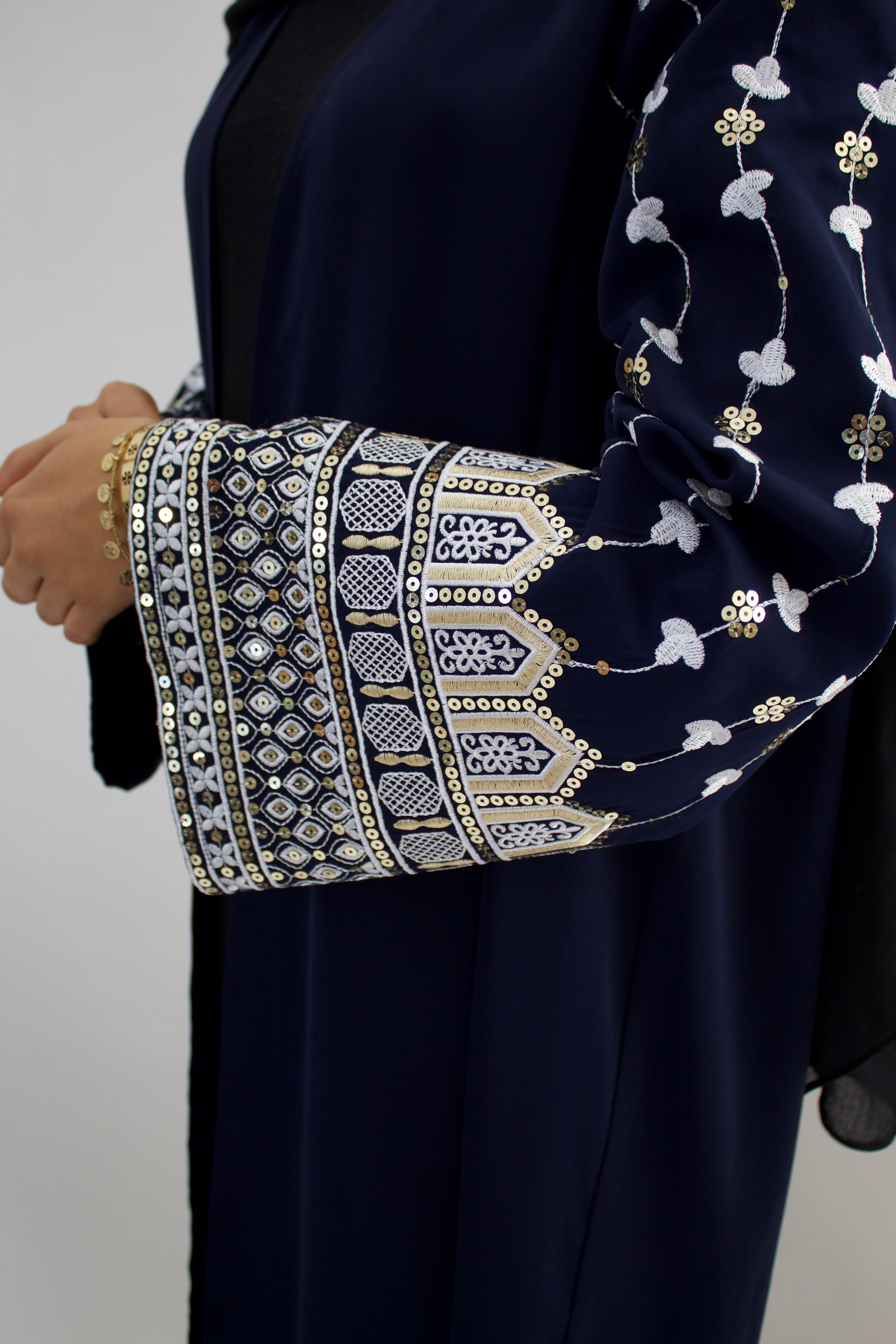 Sapphire - Navy Blue Abaya
